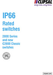 IP66 Rated Switches 2000 Series and new C2000 Classic switches, Splash out on these