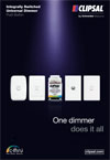 Integrally Switched Universal Dimmer Push Button. One dimmer does it all, 26635