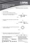 Installation Instruction - Clipsal Saturn Downlight CDLSFGR/FP CDLSFGR, 15037