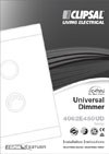Installation Instructions - 4062E45OUD Universal Dimmer, 17044