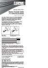 Installation Instructions - 30TV75M Antenna Socket, 16256
