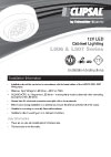 Installation Instructions - F2177 - L506 and L507 Series 12V LED Cabinet Lighting, 18625