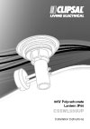 Installation Instructions - F2182 - CSSWL555UP 60W Polycarbonate Lantern IP44, 18710