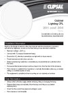 Installation Instructions - F2184 - 201 and 204 Series Cabinet Lighting CFL, 18870