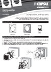 Installation Instructions - F1991/02 - N134/06 Wall Exhaust Fan Adaptor Kit, 19235