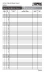 Installation Instructions - F2028/02 - Cable Distribution Record - 50 Pairs, 18949