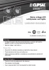 Installation Instructions - F2173 - Mains voltage LED solid/plaster wall lights for L880/881/882/883, 18481