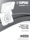Installation Instructions - F2196/01- 56TCDB Digital 7 Day Programmable Timer IP56, 19280