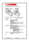 Product Data Sheet - 100-SA-360 Passive Infrared (PIR) Automatic Movement Sensor