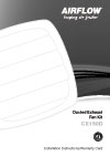 Installation Instructions - F1264/04 - Airflow CE150D Ducted Exhaust Fan Kit, 19191