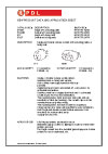 Product Data Sheet - Single and Double surface sockets with mounting plates or fixing nails