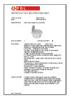 Product Data Sheet - Flush Floor Socket 10A, 230-240V