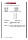 Product Data Sheet - 628F PAL TV Socket Plate with F connect rear