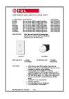 Product Data Sheet - 634LM Leading Edge Dimmer Control Module and 634L Leading Edge Dimmer Control Switch