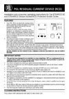 Installation Instructions - 675HRCD-30 Shaver Socket with RCD Protected Socket Outlet, 408523