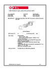 Product Data Sheet - 681MT16 600 Series Push Button 16AX SP 2 Way Switch Module with Optional Blue LED