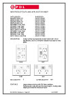 Product Data Sheet - 692 692X 695 695X Double Vertical and Horzontal Socket Outlets with Circuit Identification and RCD Protection Indication, 12615