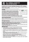 Installation Instructions - 695T 600 Series 10A Double Horizontal Thermally Protected Double Pole Switched Socket, 14309