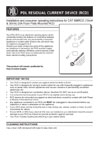 Installation Instructions - 696RCD-10 696RCD-30 20A Flush Mounted RCD, 446646