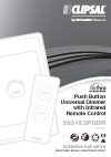Installation Instructions - F2183/02 - 2031E2PUDR Series Push Button Universal Dimmer with Infrared Remote Control, 20650