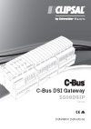 Installation Instructions - F1862/01 - 5508DSIP Series C-Bus DSI Gateway, 20675