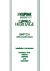 Installation Instructions - F519/06 - Heritage Brass Switches with Porcelain Base, 21085