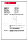 Product Data Sheet - PDL 691 Vertical Single Socket Outlets and Clip-on Cover Plates, 12615