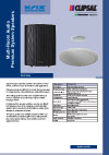 Product Data Sheet - 5600K Series Multi-Room Audio Premium System Speakers by Krix, 17993