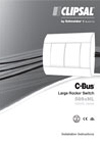 Installation Instructions - F2020/01 - 509xNL Series C-Bus Large Rocker Switch, 21352