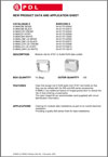 Product Data Sheet - 619MAC and 619MALC, Modular Clip for AT and T or Suttle RJ45 Data Outlets