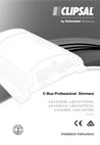 Installation Instructions - F1876/02 - L5101D20, LE5101TD20, L5102D10, LE5102TD10, L5104D5 and LE5104TD5 Series C-Bus Professional Dimmers, 20763