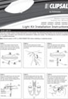 Installation Instructions - F2211/02 - Oyster Light for Ceiling Fan, 21641