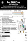 Installation Instructions - 905 Plug Wiring Instruction, 13161