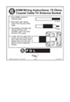 Installation Instructions - 628M Wiring Instructions, 13722