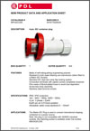 Product Data Sheet - MP432CCEE 4-pin, IEC Container Plug