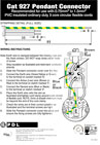 Installation Instructions - 927 Pendant Connector, 553854