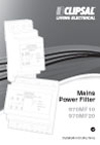 Installation Instructions - F1514/04 - 970MF10 and 970MF20 Mains Power Filter, 17586