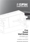 Installation Instructions - F2076, 3105E157, Fire Rated Wall Boxes - 16863