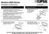 Installation Instructions - F2321/01 - Modena 8000 Series, 23057