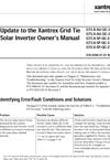 976-0266-01-01 - Update to the Xantrex Grid Tie Solar Inverter Owner’s Manual