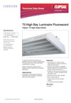 Product Data Sheet - T5 High Bay Luminaire Fluorescent, Clipsal – T5 High Output Series, 23127