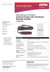 Product Data Sheet - 3105AVSTWR, Infrared Target with Handheld Remote Control, High Definition AV System, 23654