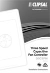 Installation Instructions - F2014/07 - 30CSFM Series Three Speed Capacitive Fan Controller, 24289