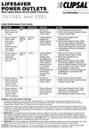 Operating Instructions - F117/05 - 15/15EL and 25EL Series Lifesaver Power Outlets, 25066