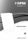 Installation Instructions - F2274/02 - 32/1000, 32/2400 High Power Dimmer, 25483