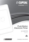 Installation Instructions - F1178/05 - 31VETR Series Push Button Electronic Timer, 24583