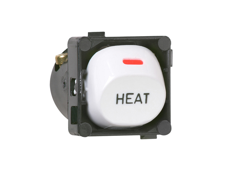 Clipsal 30PBL Push Button Switch, Blue LED, Impress Series 30