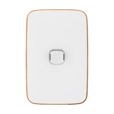 Clipsal Iconic, Essence Switch Plate Skin, Vertical/Horizontal, 1 Gang